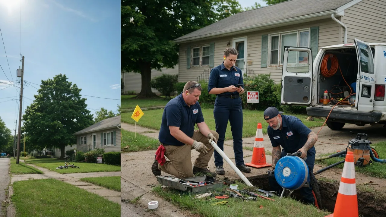 Sewer Line Repair in West Mansfield, OH near me